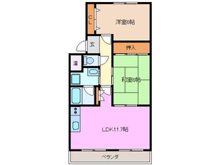 近鉄長島駅 徒歩14分 1階の物件間取画像